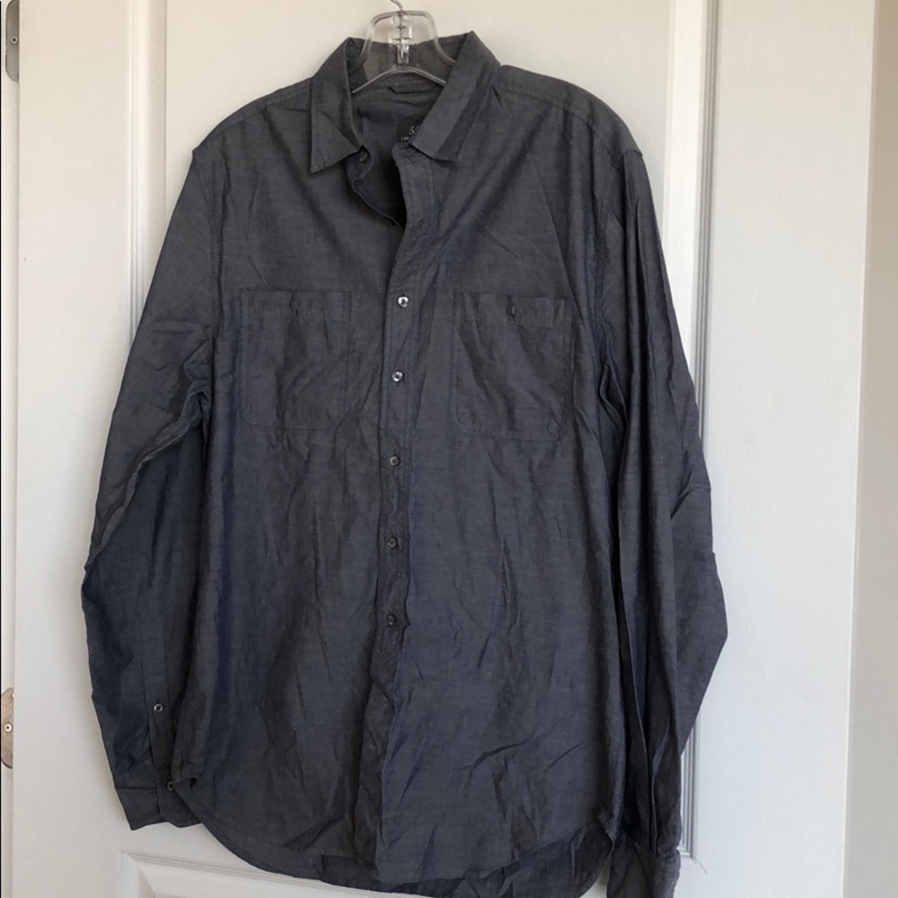 Men’s blue button down size medium
